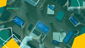 Team collaboration in business, showcasing the importance of SEO outsourcing solutions for small business growth. Boost your competitive advantage by leveraging expert SEO strategies. 